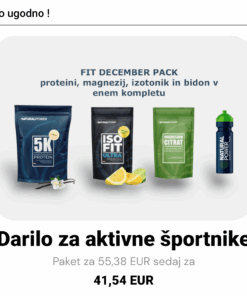 FIT DECEMBER PACK – proteini, magnezij, izotonik in bidon v enem kompletu